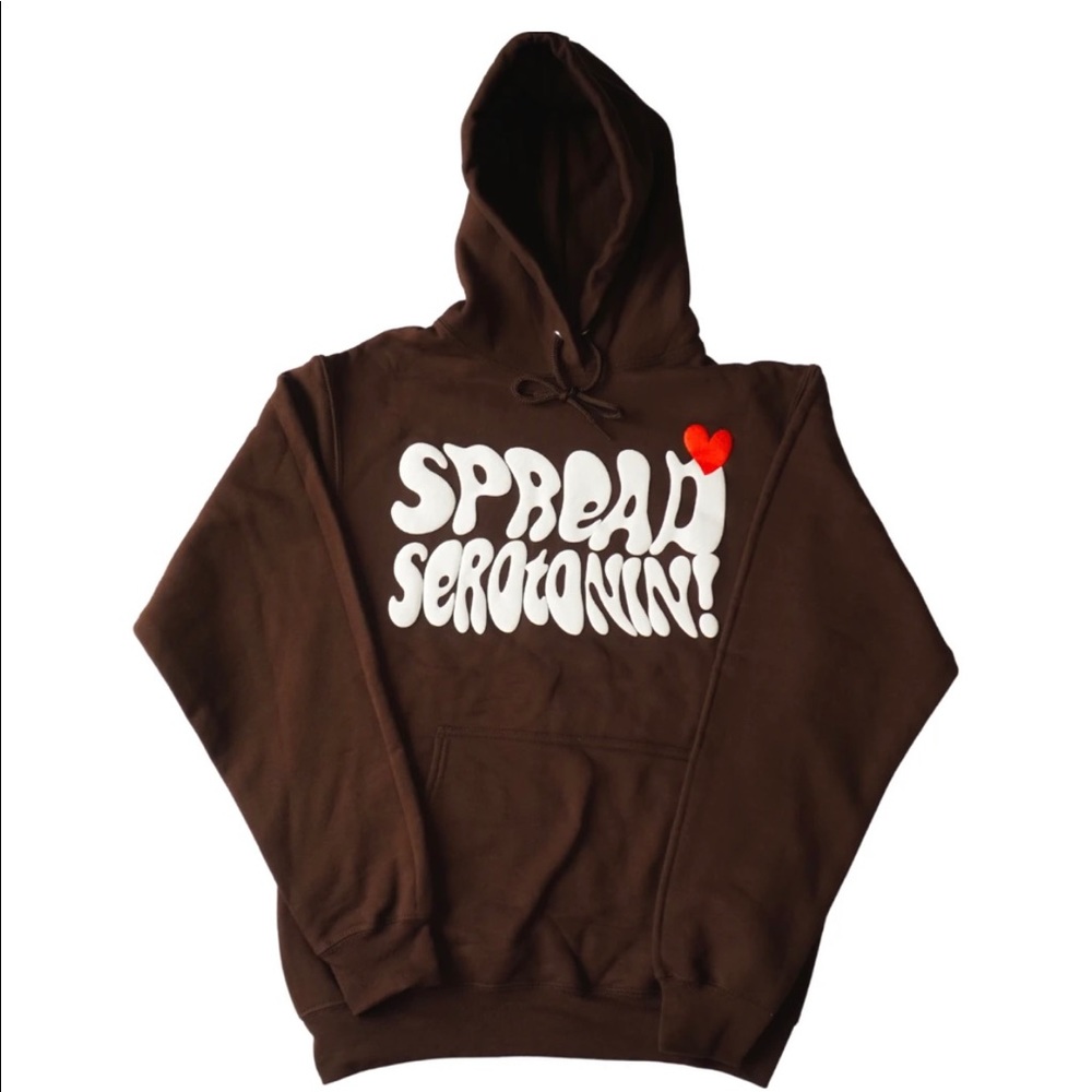 Serotonin Supply Brown Sweatshirt Size SMALL